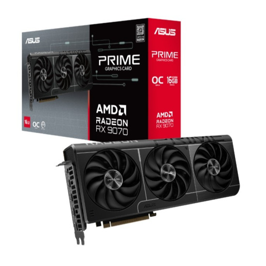 Karta graficzna RX 9070 PRIME OC 16GB GDDR6 256bit DP/HDMI
