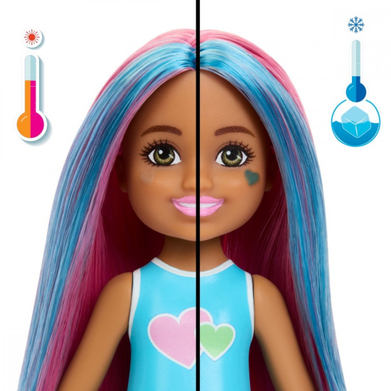 Lalka Barbie Pop Reveal Chelsea Zmiana koloru Niespodzianka