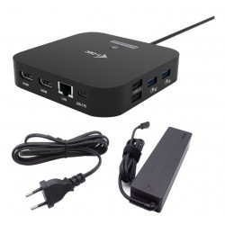 Stacja dokująca USB-C 2x HDMI Dock PD + Ładowarka 100W 
