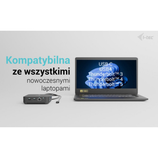 Stacja dokująca USB-C DP Dual HDMI Power Delivery 100W 