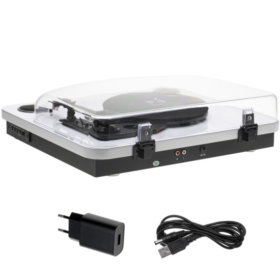 Gramofon AD1914 Biały USB Bluetooth