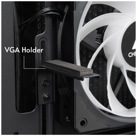 Obudowa GT-01B-OP VISTA Midi 3x ARGB Fans