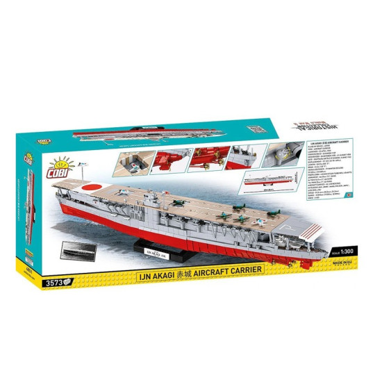 Klocki IJN Akagi Aircraft Carrier 3573 klocków