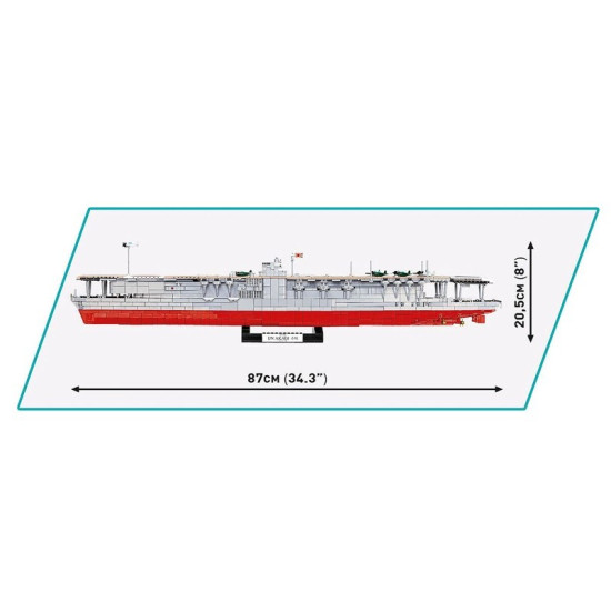 Klocki IJN Akagi Aircraft Carrier 3573 klocków