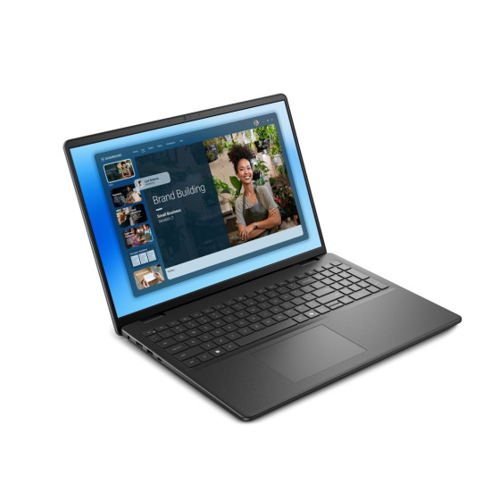 Laptop Dell 16 DC16250 W11P C7-150U/16GB/1TB/16.0 FHD+/Int/FgrPr/WLAN + BT/Backlit Kb/3 Cell/3YPS Carbon Black