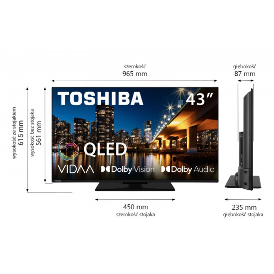 Telewizor QLED 43 cale 43QV3463DG 