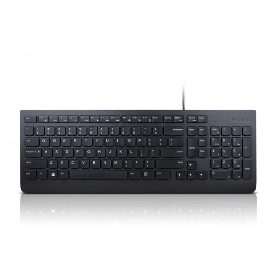 Klawiatura przewodowa Lenovo Essential (czarna) - angielski, US (103P) 4Y41C68681 