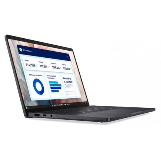 Laptop Dell Pro 13 Premium PA13250 W11P U7-268V/32GB/512GB SSD CL35/13.3 QHD+ Touch/Arc/FgrPr/Cams&Mic/5G WWAN+BT/BcklKb/3C/vPro/3YPS Magnesium