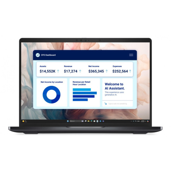 Laptop Dell Pro 13 Premium PA13250 W11P U7-268V/32GB/512GB SSD CL35/13.3 QHD+ Touch/Arc/FgrPr/Cams&Mic/5G WWAN+BT/BcklKb/3C/vPro/3YPS Magnesium