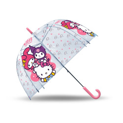 Parasolka przezroczysta manualna Hello Kitty 