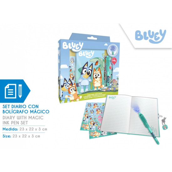 Pamiętnik z magicznym długopisem Bluey 