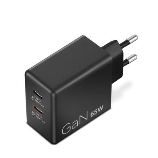 Ładowarka Dual USB-C 65W GaN 40AW065BEU 