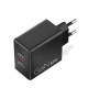 Ładowarka Dual USB-C 65W GaN 40AW065BEU 