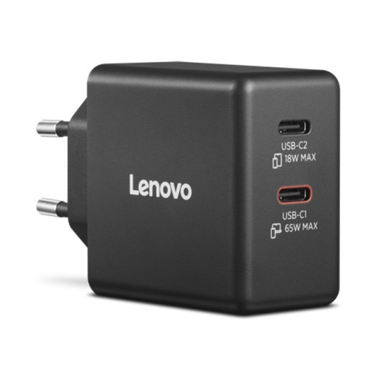 Ładowarka Dual USB-C 65W GaN 40AW065BEU 