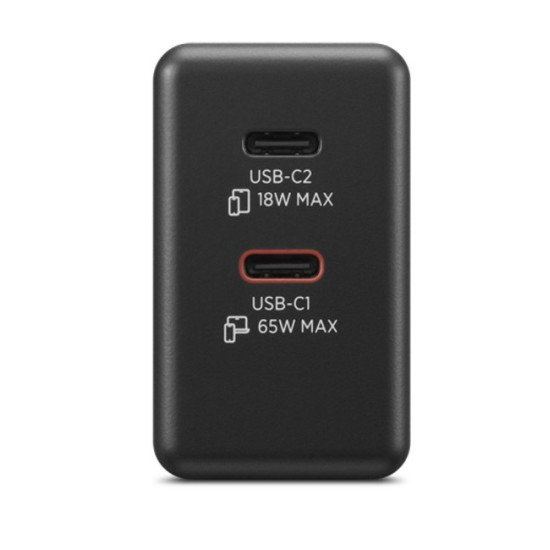 Ładowarka Dual USB-C 65W GaN 40AW065BEU 