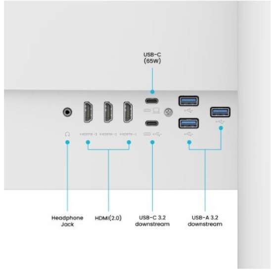 Monitor 32 cale EW3290U 4K LED 5ms/IPS/60Hz/Biały 