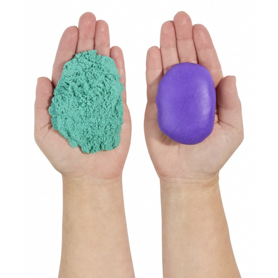 Masa plastyczna Wonder Factory Never Dry Dough fioletowy, turkusowy