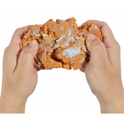 Masa plastyczna Wonder Factory Never Dry Dough błękitny, pomarańczowy