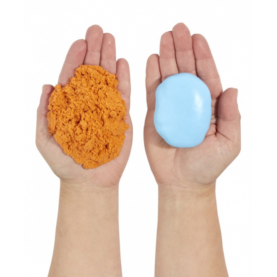 Masa plastyczna Wonder Factory Never Dry Dough błękitny, pomarańczowy