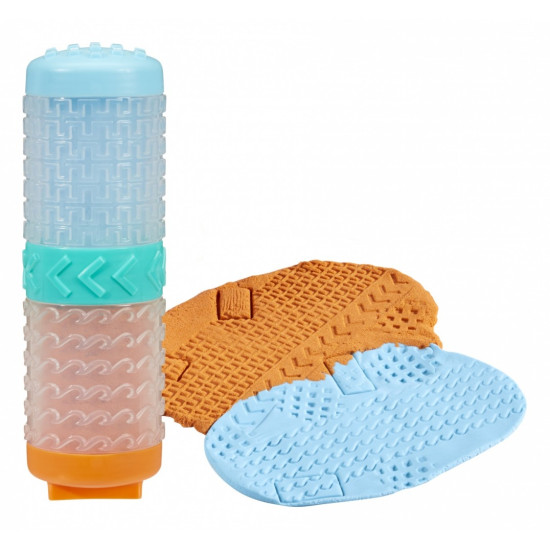 Masa plastyczna Wonder Factory Never Dry Dough błękitny, pomarańczowy