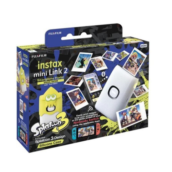 Instax Mini Link 2 Special Edition Nintendo (Clay White, Splatoon 3) 