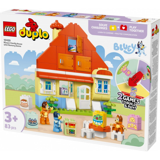Klocki DUPLO Bluey 10459 Dom rodzinny Blue z grą pamięciową 