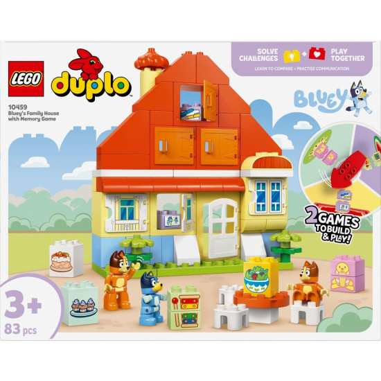 Klocki DUPLO Bluey 10459 Dom rodzinny Blue z grą pamięciową 