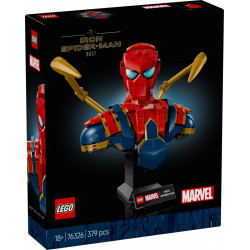 Klocki Super Heroes 76326 Popiersie Iron Spider-Mana 