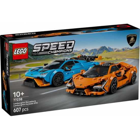 Klocki  Speed Champions 77238 Lamborghini Revuelto i Huracan STO 