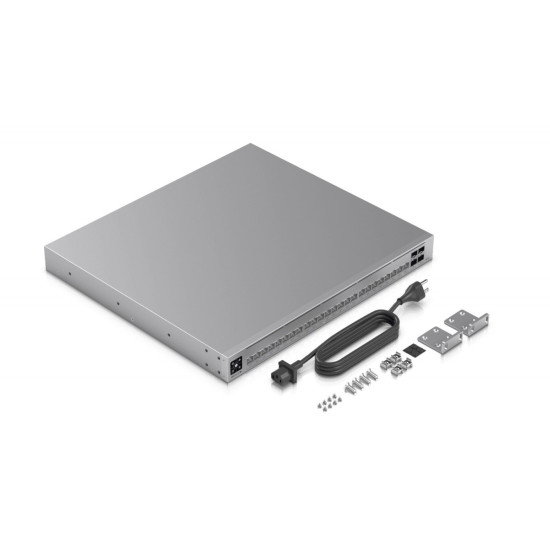 Przełącznik UniFi Switch Pro HD 24 PoE Zarządzalny L2/L3                         2.5G Ethernet (100/1000/2500) Obsługa PoE 1U Szary 