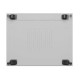 Szafa instalacyjna rack stojąca 47U 800x1000 szara  drzwi        przeszkolne  LCD ( flat pack) V2 