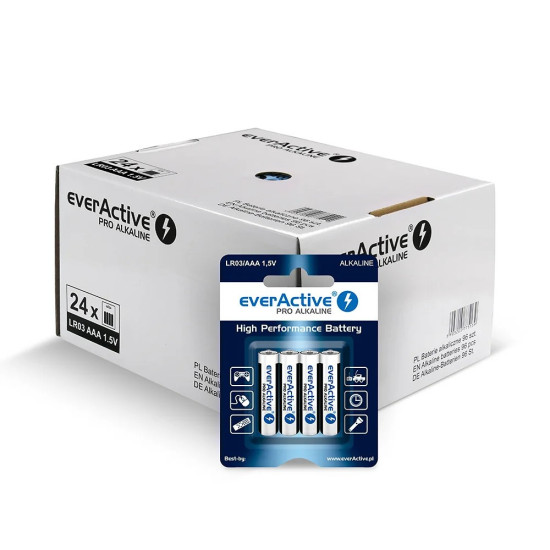 Baterie LR03/AAA pro alkaline display handlowy 96 szt. 