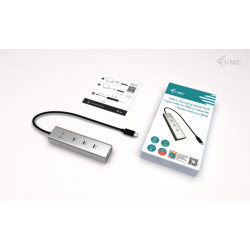 HUB USB-C Charging Metal 5 port with USB-C video 8K + Power Delivery 85W 