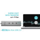 HUB USB-C Charging Metal 5 port with USB-C video 8K + Power Delivery 85W 