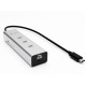 HUB USB-C Charging Metal 5 port with USB-C video 8K + Power Delivery 85W 