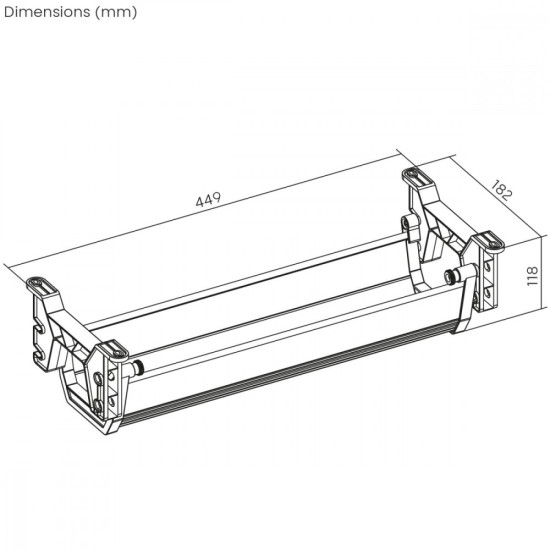Organizer podbiurkowy na kable MC-106B