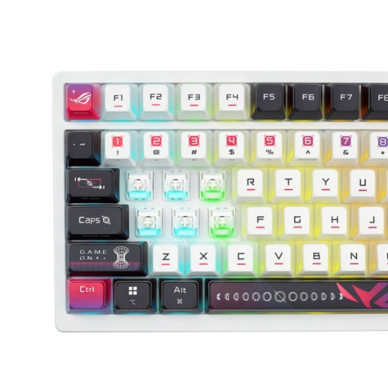 Klawiatura ROG Azoth X M704 BT/RF/USB-C/Aura/Czarno-Biała