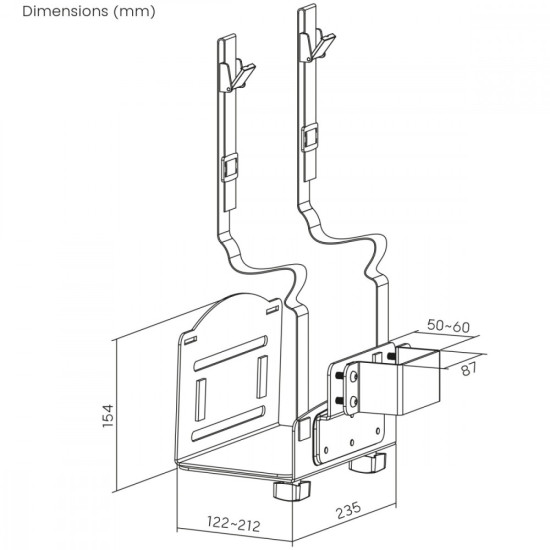 Uchwyt do CPU MC-116W 