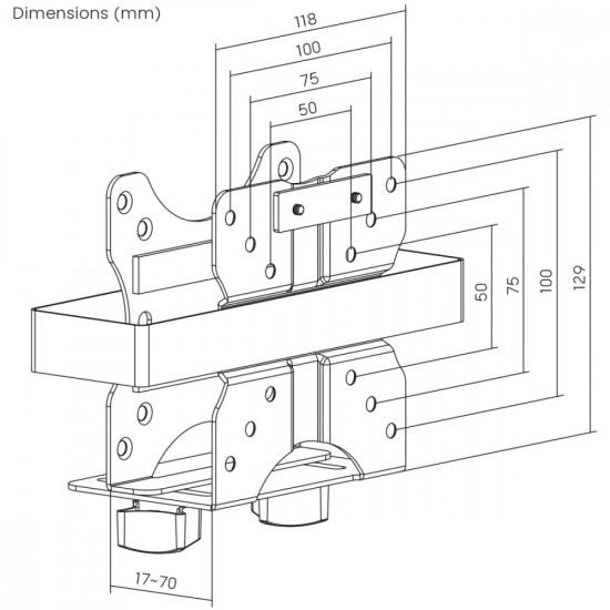 Uchwyt do mini komputera MC-115B 