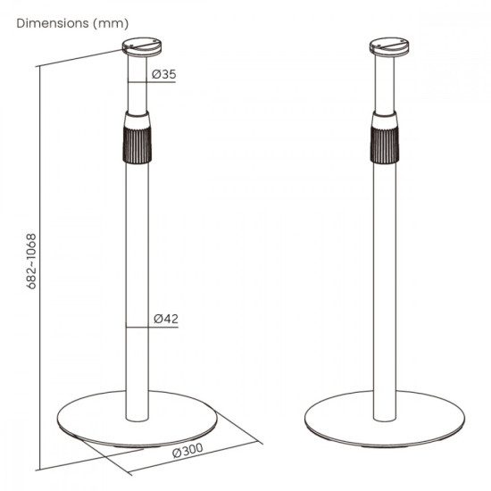 Uchwyt na Sonos ERA 100 X 300 MC-496 
