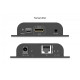 Przedłużacz (extender) po skrętce kat.6 HDMI 4K/60Hz przez IP 1G lub do 120m/200m z PoE, max. 253 odbiorniki, sterowanie IR - zestaw