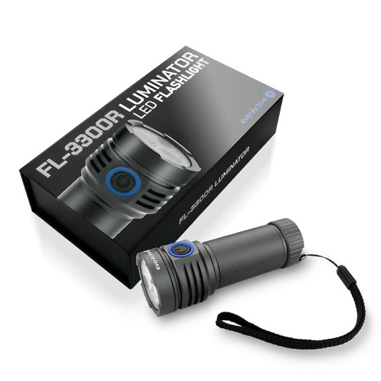 Latarka ręczna diodowa LED Luminator FL-3300R IPX4 USB-C