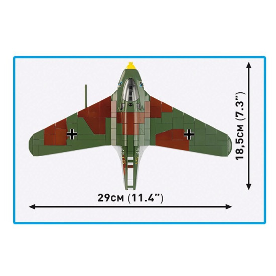 Klocki Messerschmitt Me 163B Komet 543 elementów