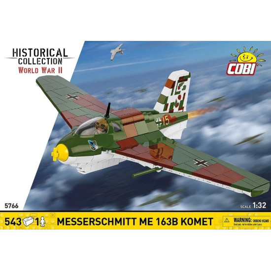 Klocki Messerschmitt Me 163B Komet 543 elementów