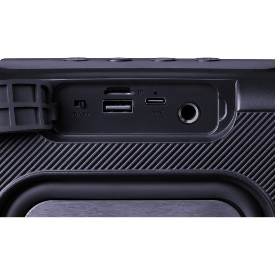 Głośnik bluetooth BEATBOX 12 16W czarny podświetlenie LED