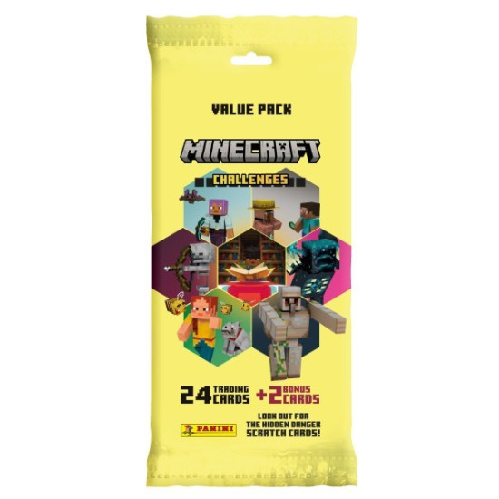 Minecraft Saszetka Fat Pack z kartami