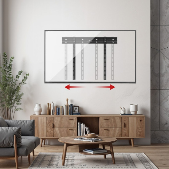 Ultra płaski uchwyt ścienny MC-123  MAX VESA 600x400  80kg 