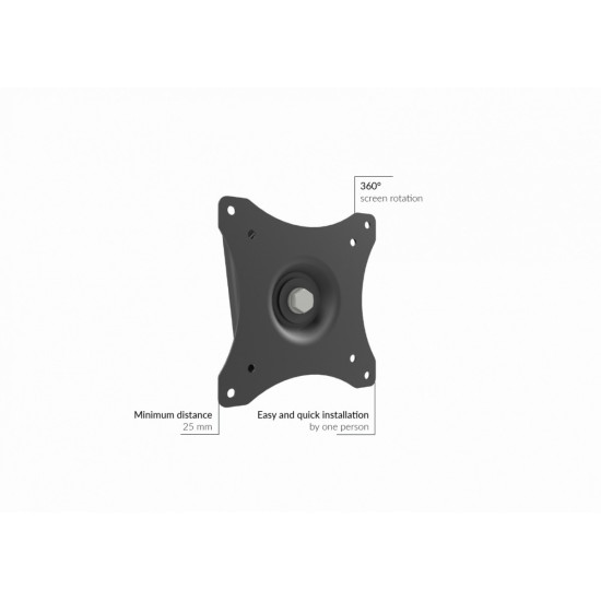 Uchwyt ścienny monitora GD03 75x75