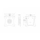 Uchwyt ścienny monitora GD03 75x75