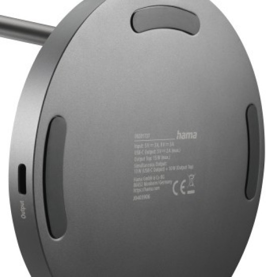 Ładowarka indukcyjna fast charge 15w czarna